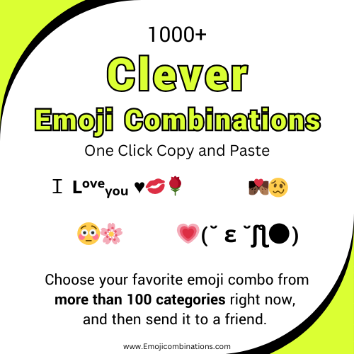 Clever emoji combinations