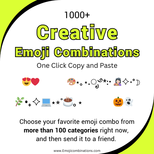 creative emoji combinations