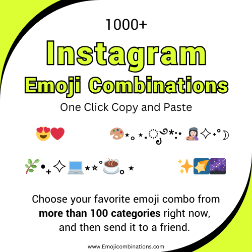 Instagram emoji combinations