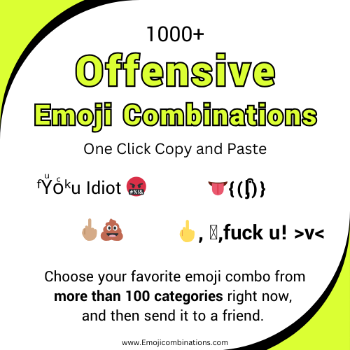 offensive emoji combinations