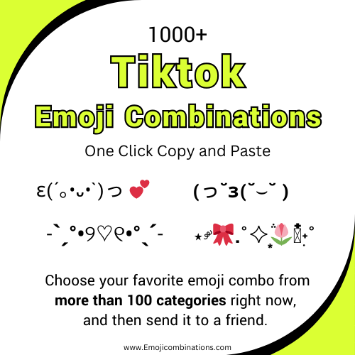 Tiktok emoji combinations